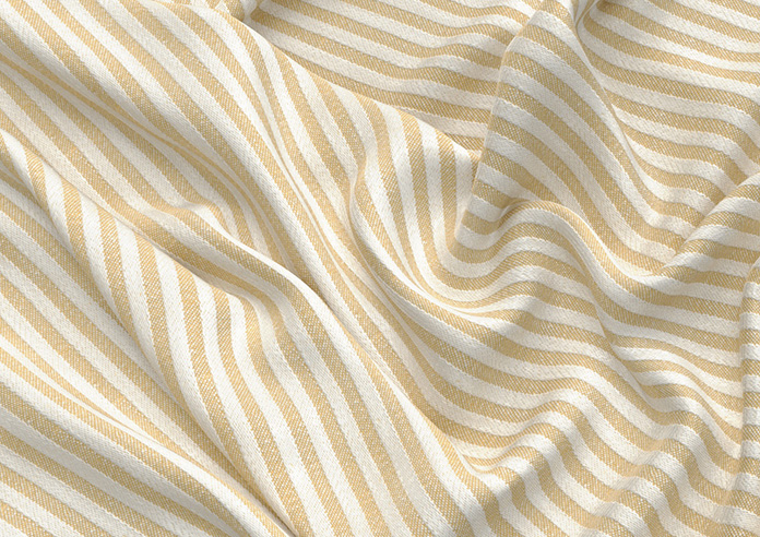 Emily Bond Oscar Stripe, Gold - Twist&Fit Roman Blind - Image 4